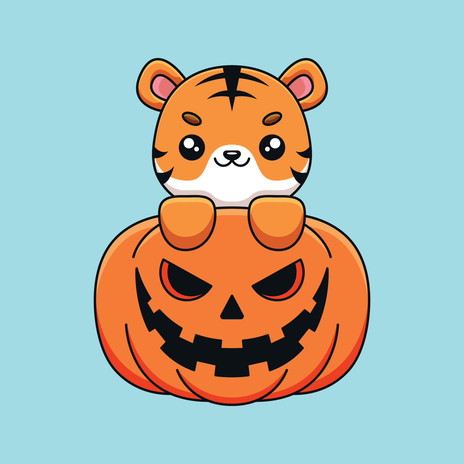 Cute Profile Pictures Halloween Themed Stock Illustration 2368533593