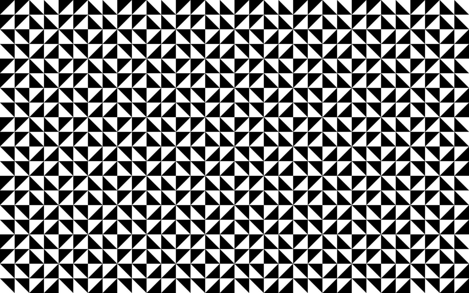 Black and white seamless vector geometric pattern. Monochrome repeating pattern. Abstract background with triangles