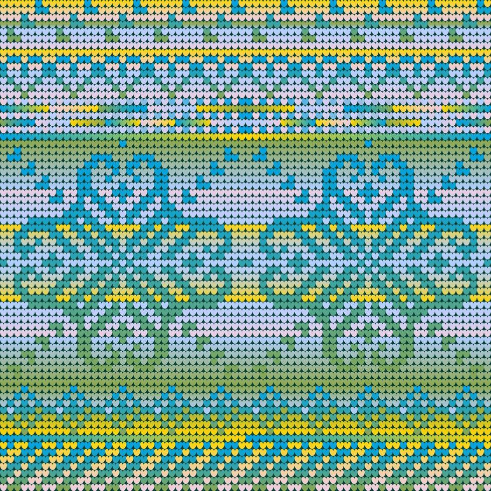 Gradient Seamless Pattern of Christmas Ugly Sweater vector