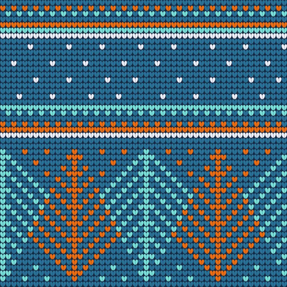 Christmas ugly sweater mint seamless pattern vector