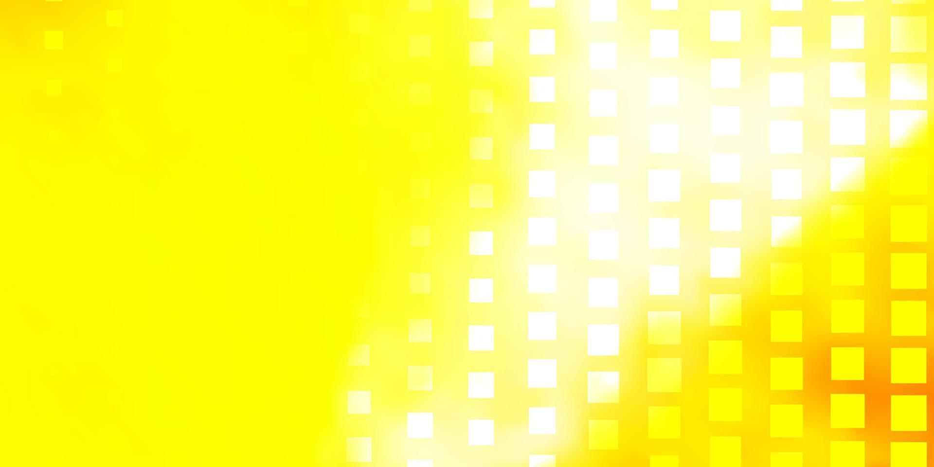 Dark Yellow vector backdrop with rectangles.