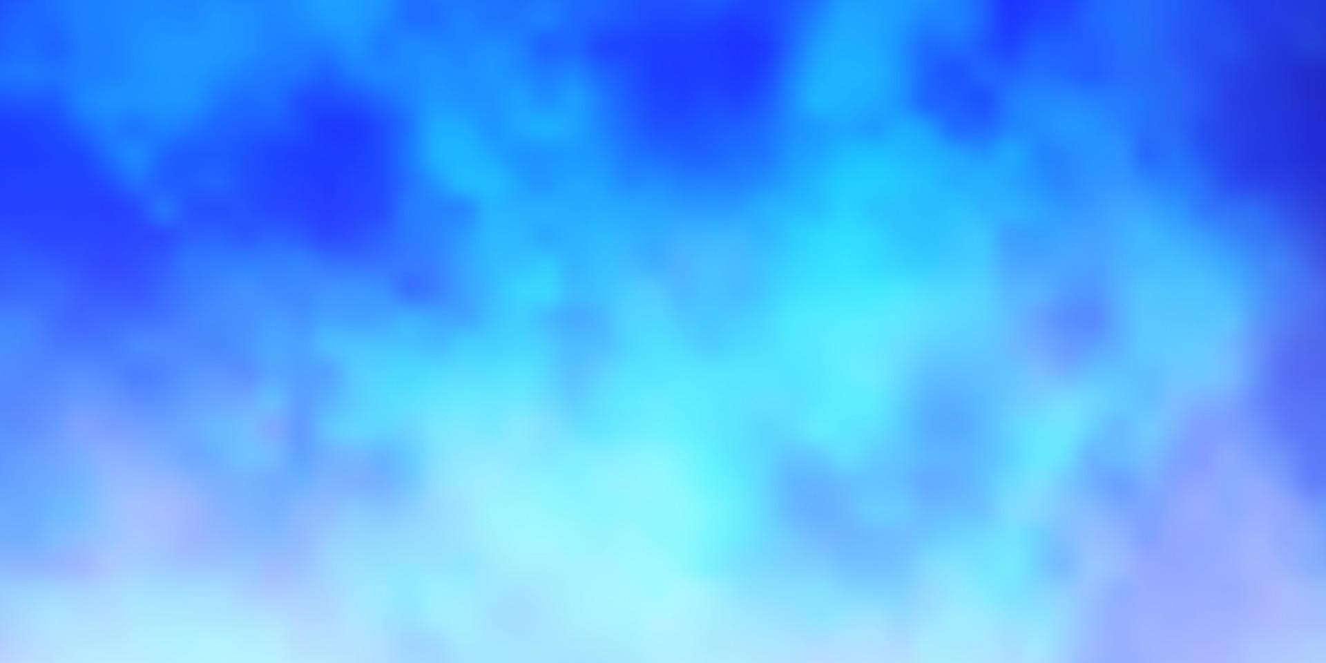 Light BLUE vector template with sky, clouds.