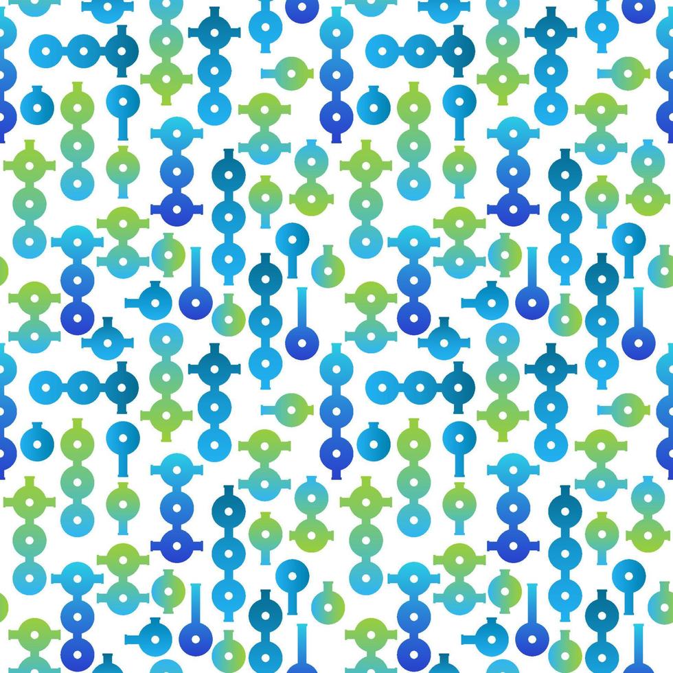 Chemical glasses seamless pattern vector