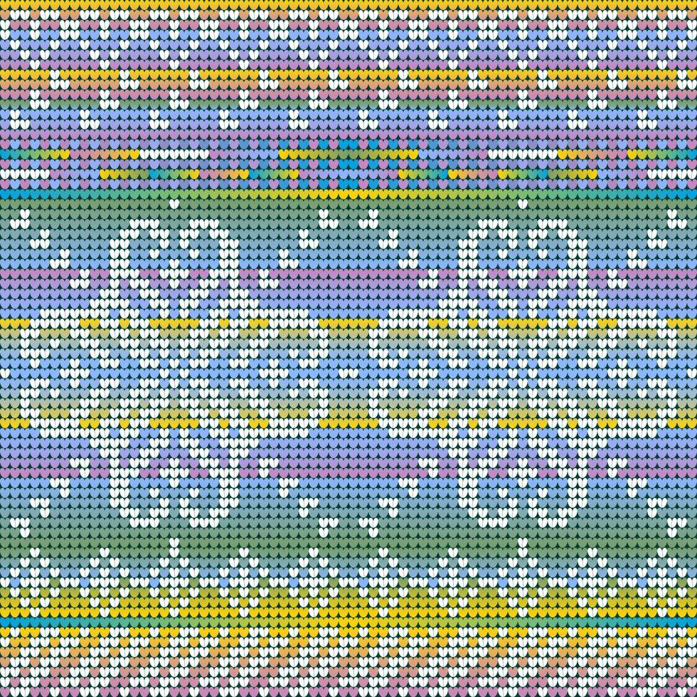 Gradient Seamless Pattern of Christmas Ugly Sweater vector