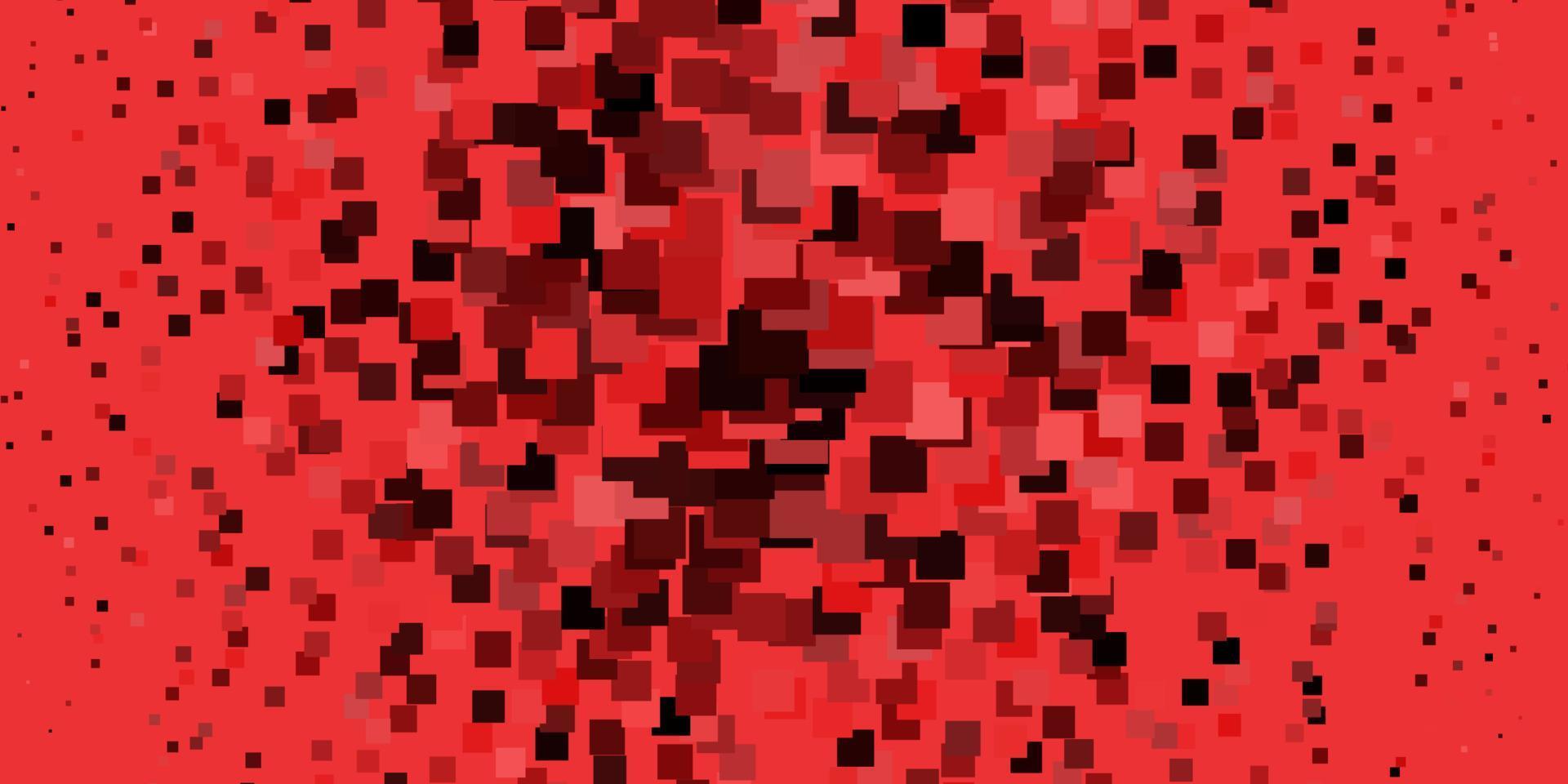 Light Red vector pattern in square style.