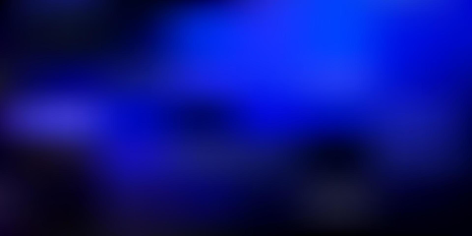 Dark blue vector gradient blur pattern.