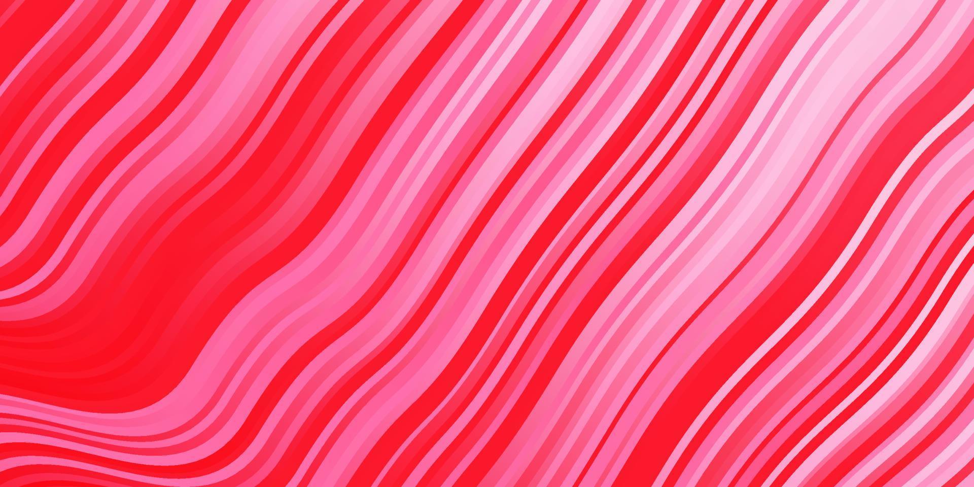 Light Red vector texture with wry lines.