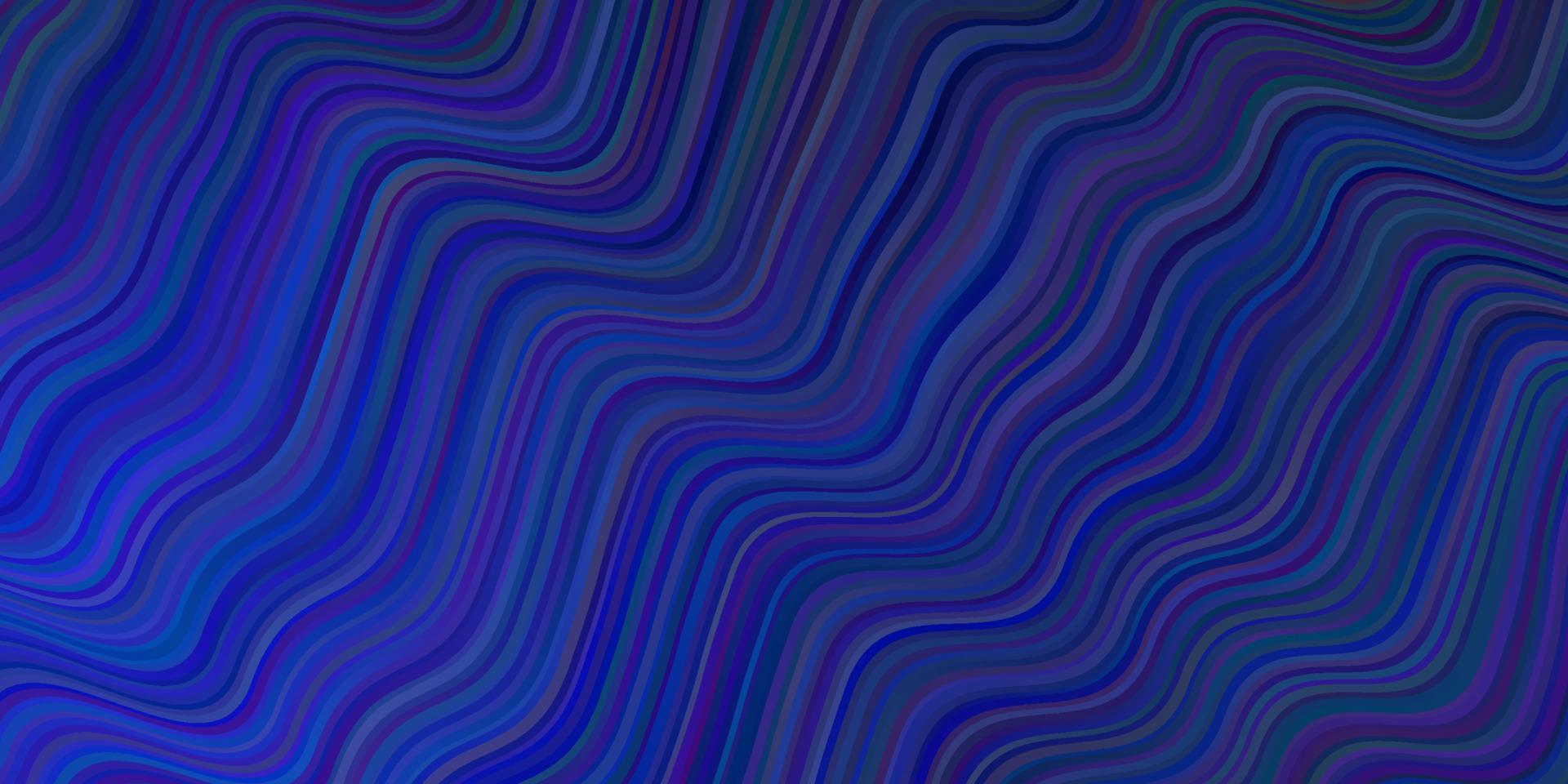 Dark BLUE vector texture with bent lines.