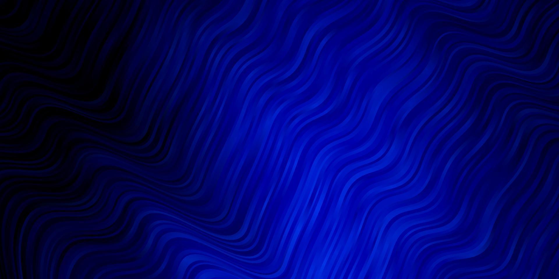 Dark BLUE vector background with bows.