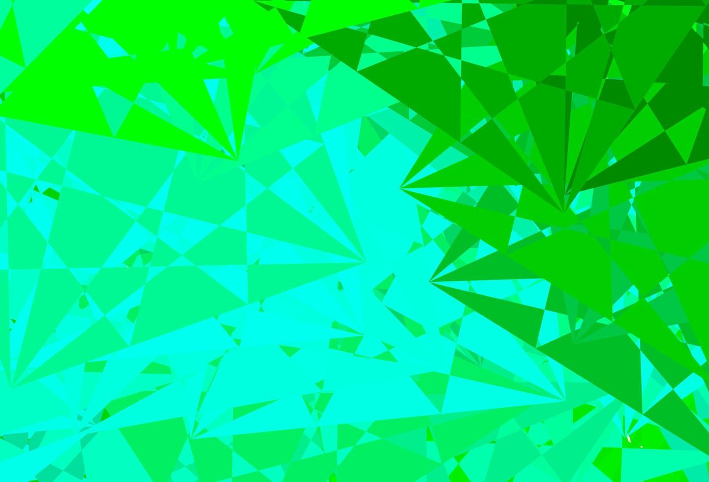 Light Green vector texture with memphis shapes.