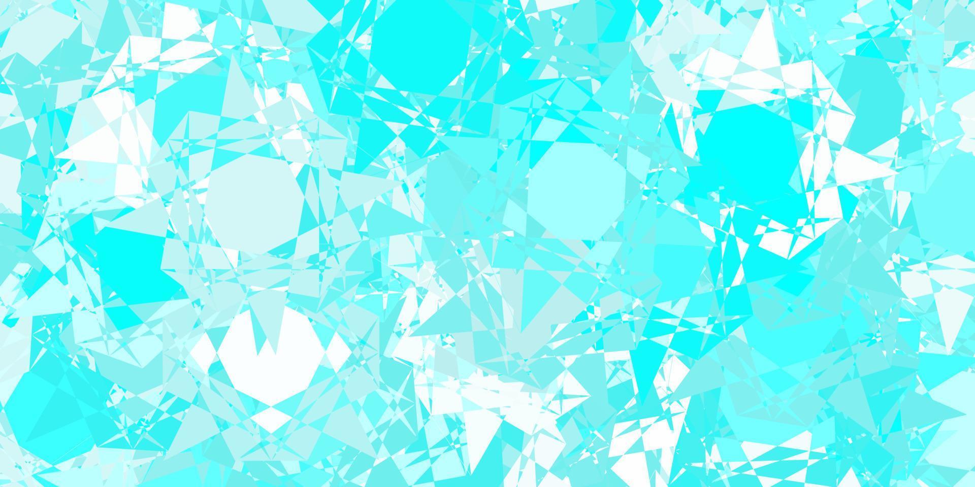 Light green vector backdrop with triangles, lines.
