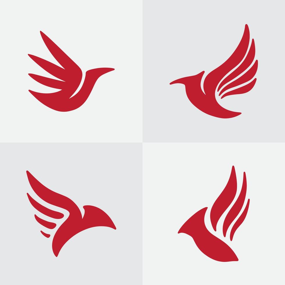 bird simple line art logo icon premium vector