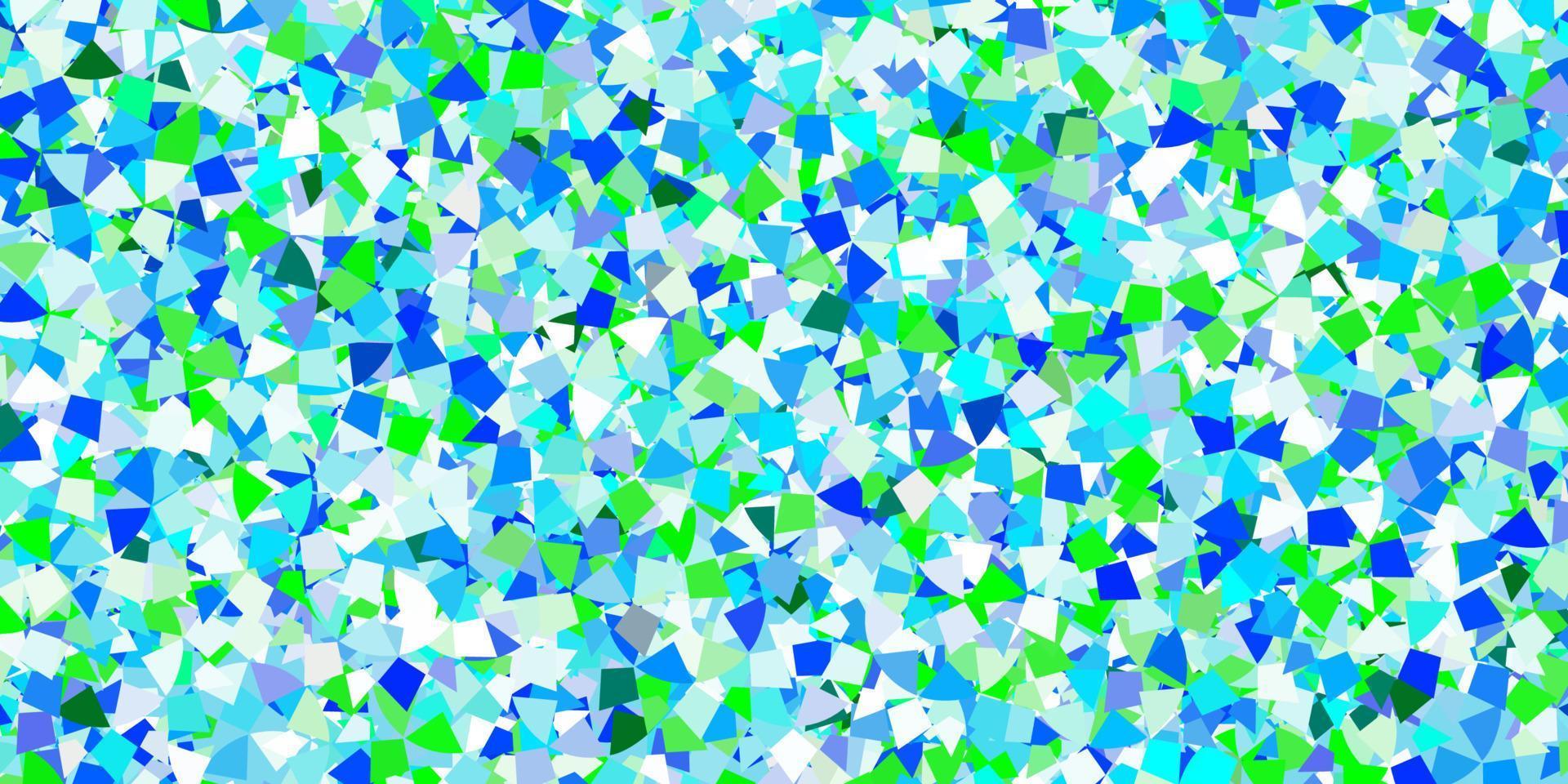 Fondo de vector azul claro con estilo poligonal.