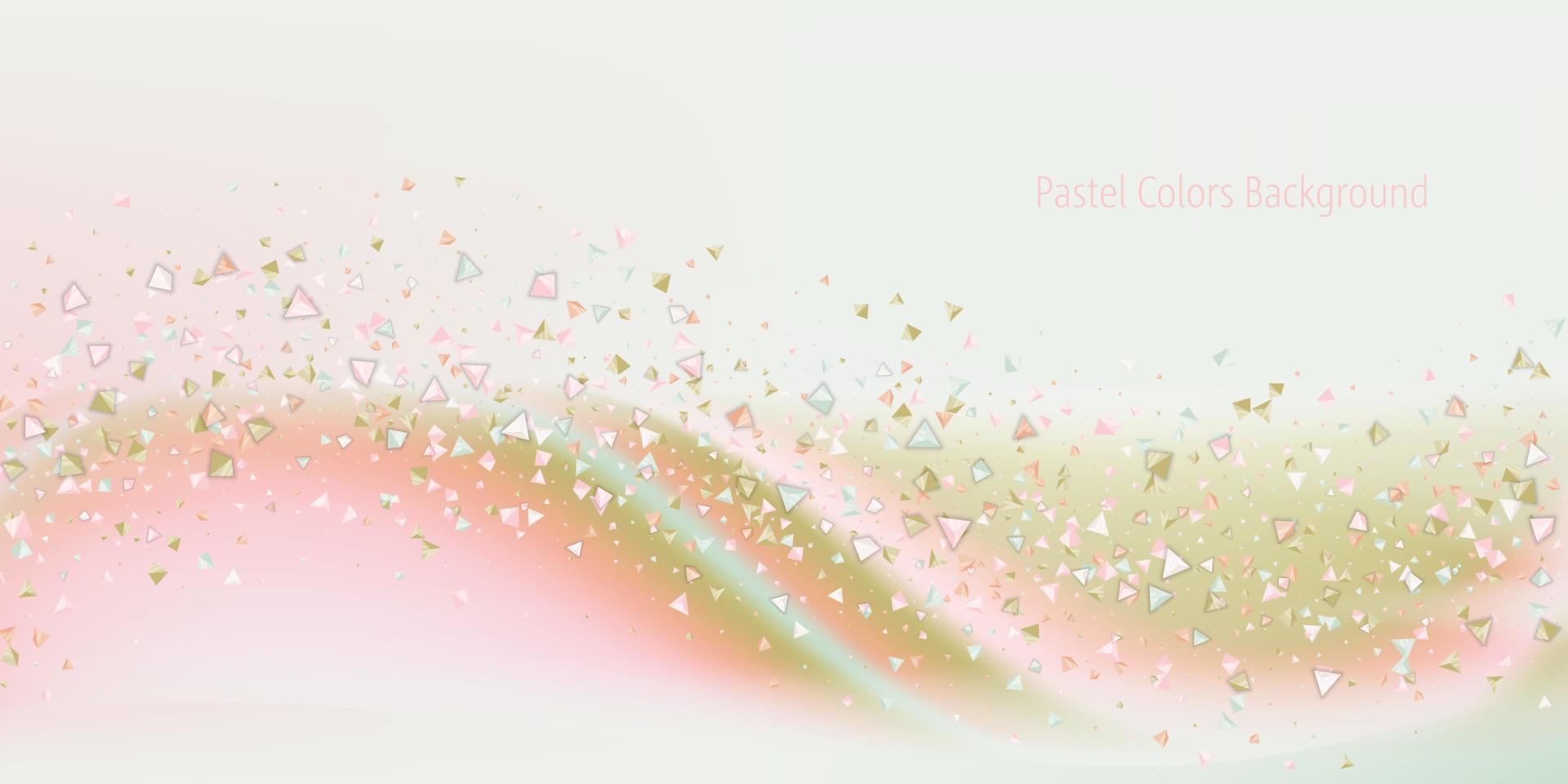 fondo de polvo de hadas de colores pastel vector