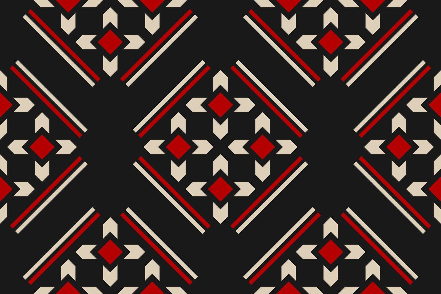 Fabric tribal pattern style. Geometric ethnic seamless pattern traditional. Aztec ethnic ornament print. vector