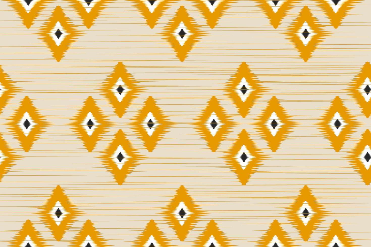 Ikat ethnic pattern traditional. Seamless pattern in tribal. vector