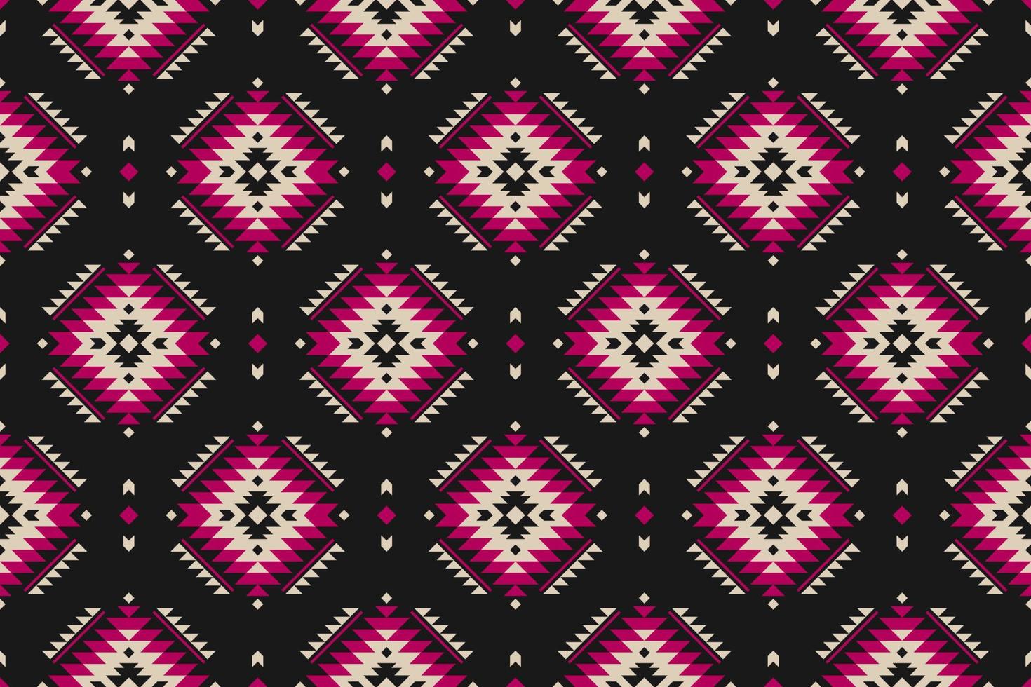 Geometric ethnic seamless pattern traditional. Fabric tribal pattern art. Aztec ethnic ornament print. Mexican style. vector