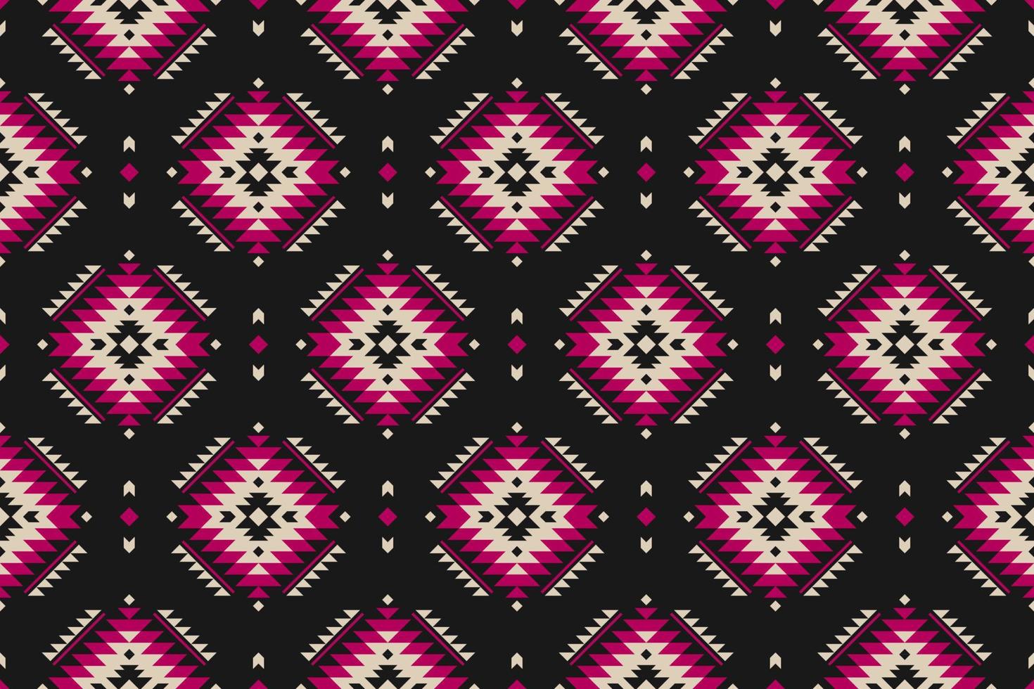 Geometric ethnic seamless pattern traditional. Fabric tribal pattern art. Aztec ethnic ornament print. Mexican style. vector