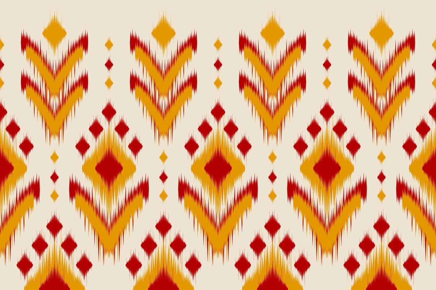 Abstract ethnic ikat art. Seamless pattern in tribal. Aztec geometric ornament print. vector