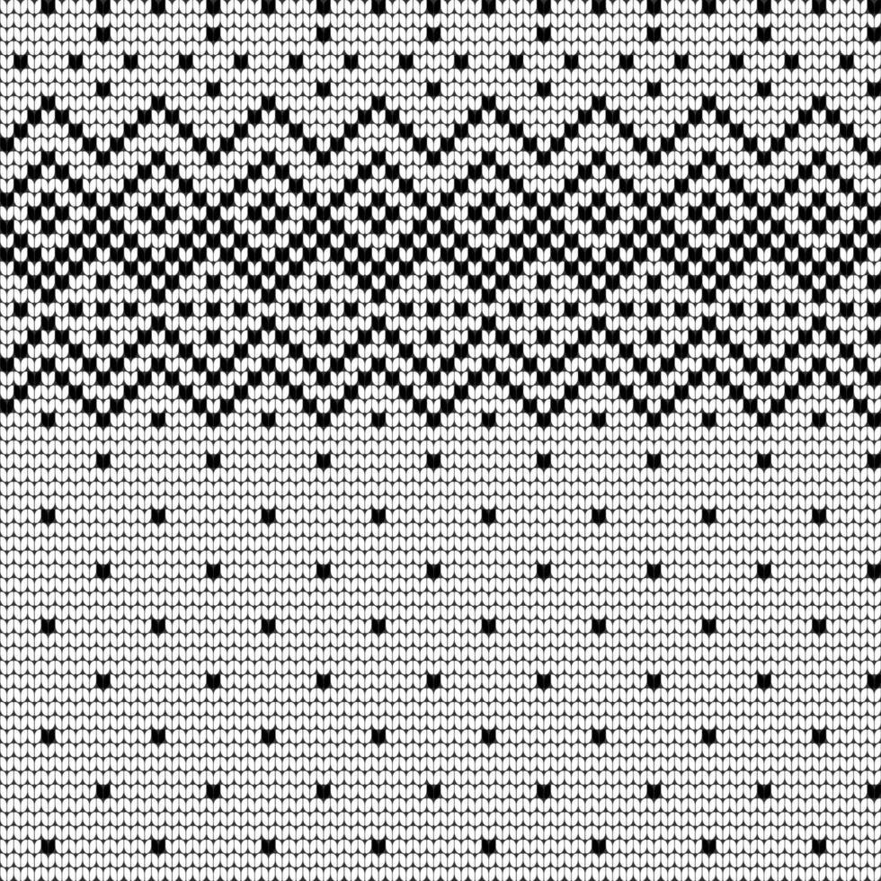 Traditional knitting pattern for Ugly Sweater vector