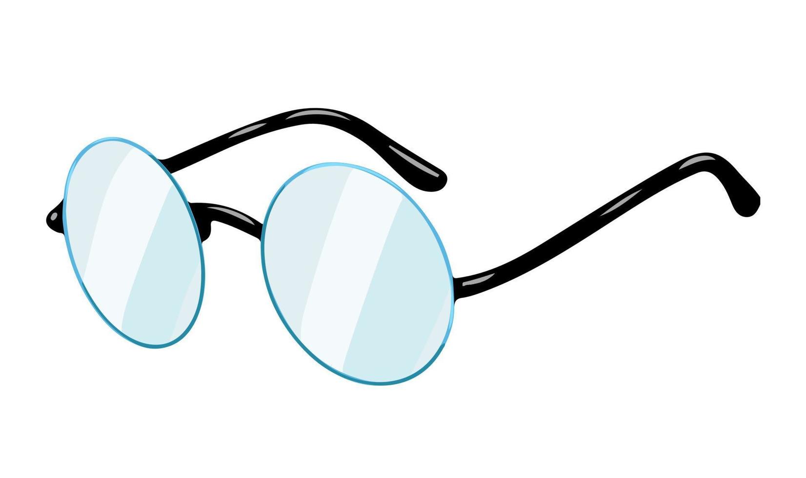 Symbol from the book about Harry Potter glasses. Vector illustration for great design for any purpose.