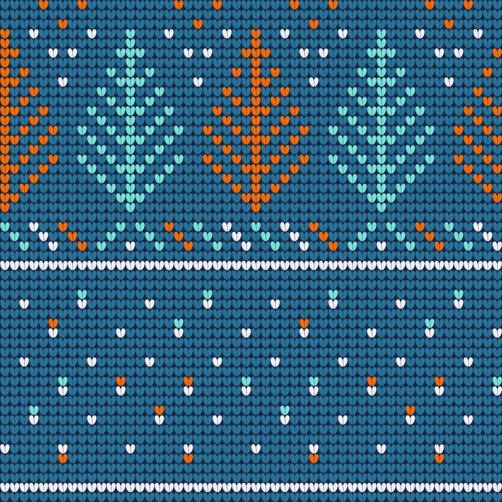 Christmas ugly sweater mint seamless pattern vector