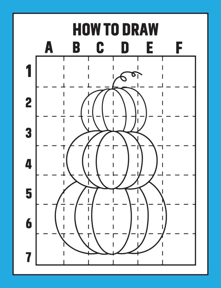 Autumn Activity How To Draw vector