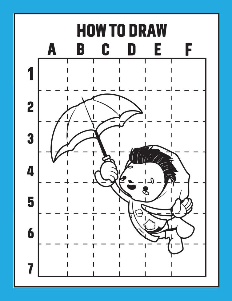 Autumn Activity How To Draw vector