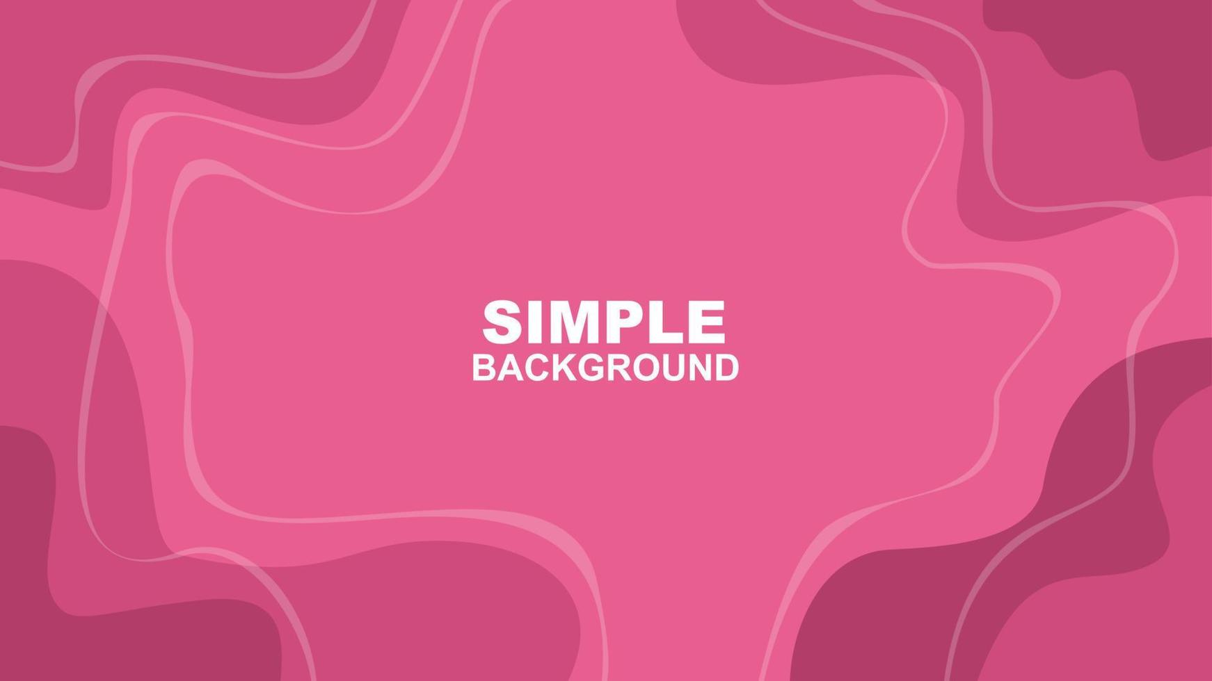 abstract simple wavy line soft pink color background vector illustration EPS10