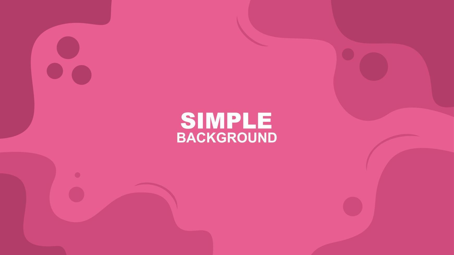 abstract simple bubble soft pink color background vector illustration EPS10