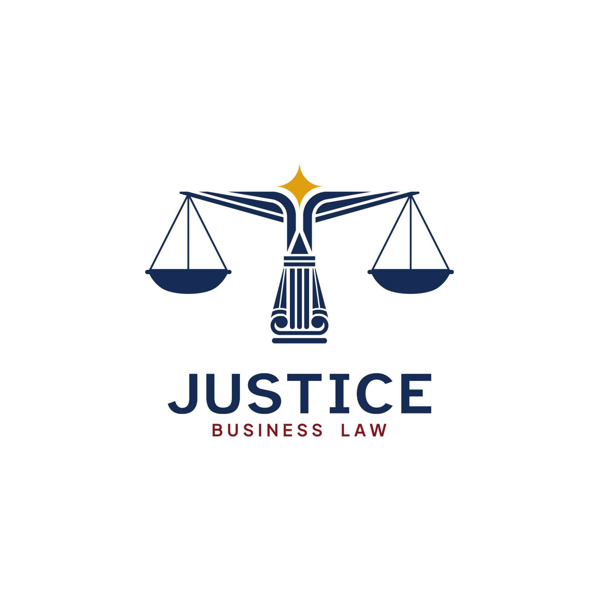 Justice Law Scales Vector Logo Template 12700009 Vector Art at Vecteezy