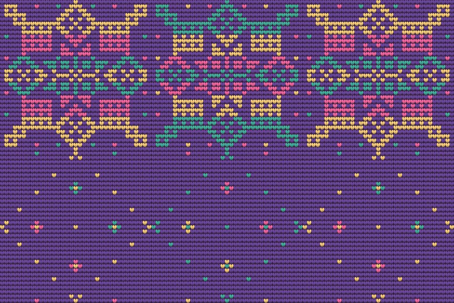 Seamless Pattern of Christmas Ugly Sweater vector