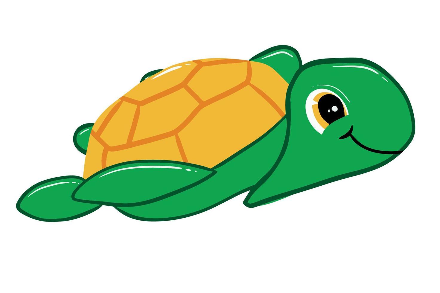 Inflatable turtle vector