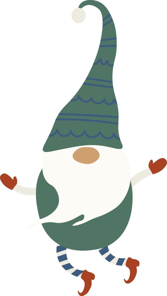 Christmas Gnome in white background vectors