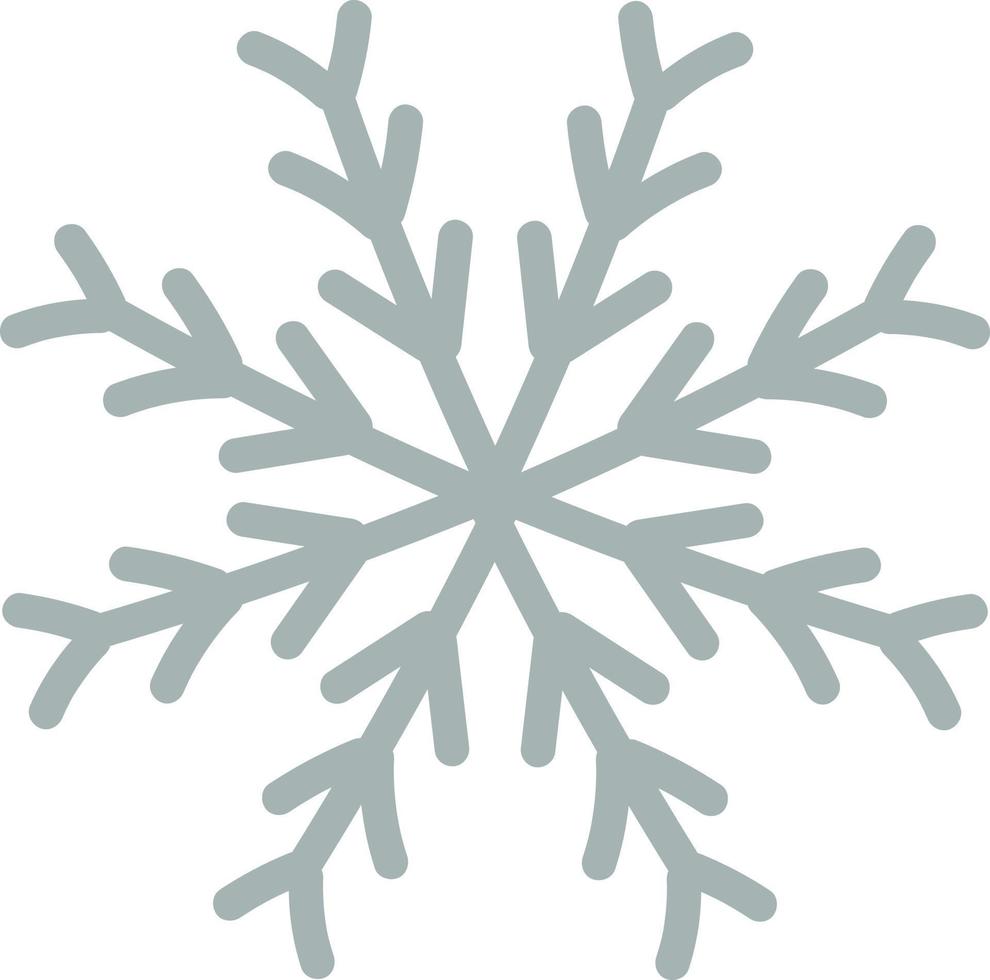 Snowflakes, Asterisk vector in white background