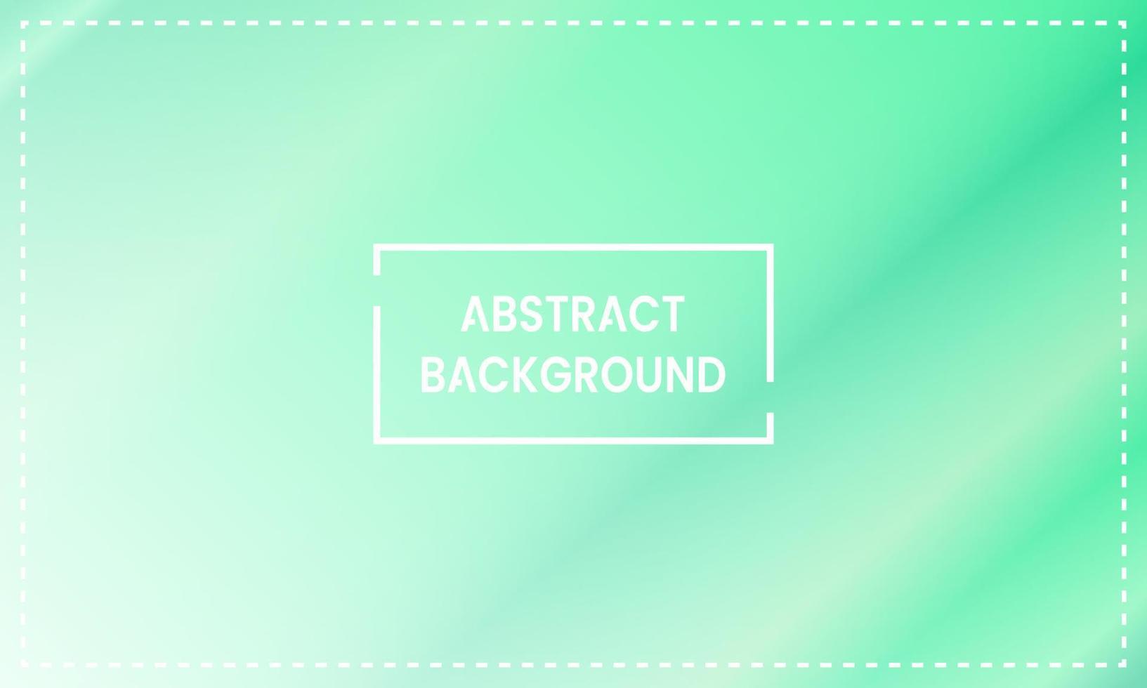 tosca green and white gradient with frame and shining. abstract, simple, modern and colorful style. great for background, copy space, wallpaper, card, cover, poster, banner or flyer vector