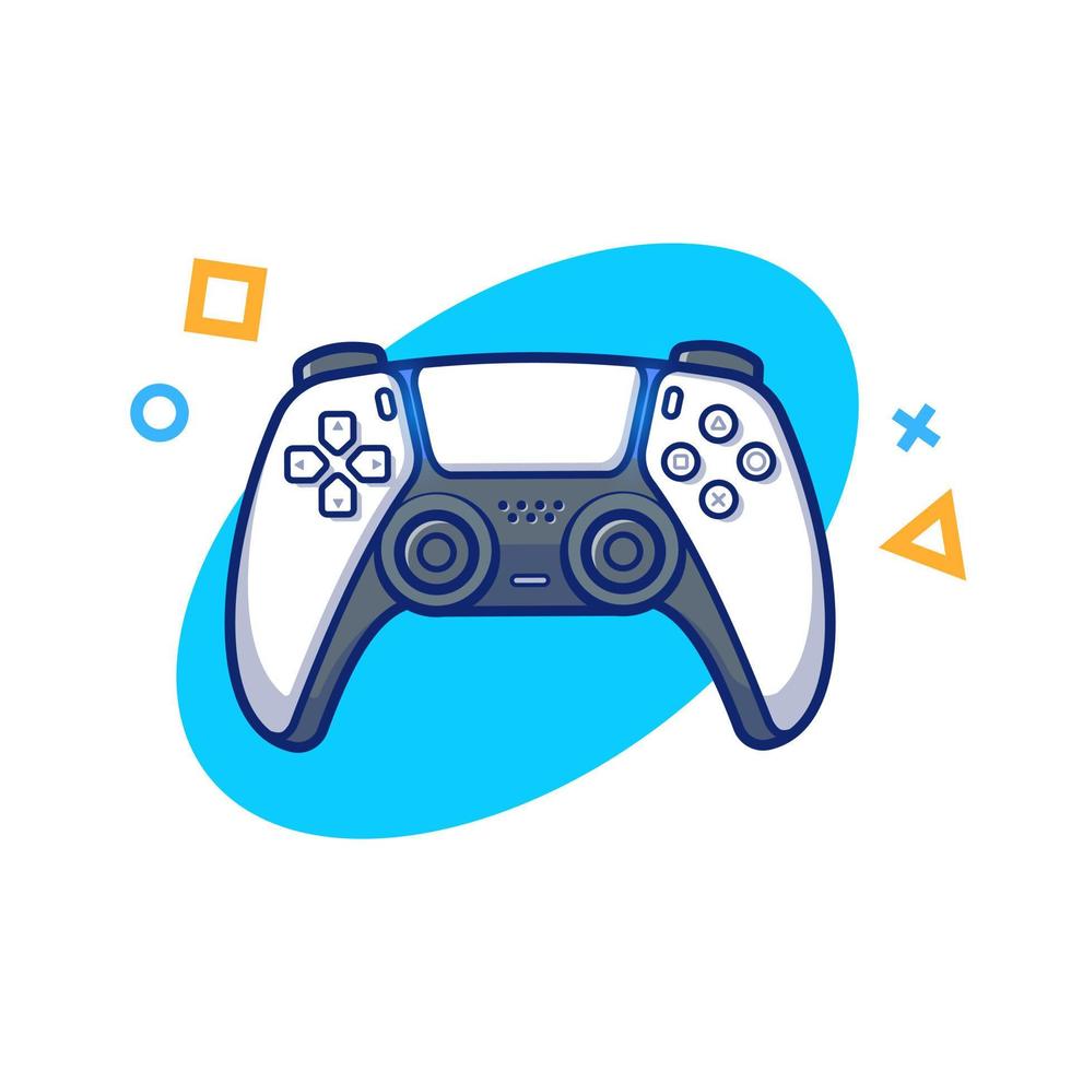 Game Controller Sport Cartoon Vector Icon Illustration. Technology Game Icon Concept Isolated Premium Vector. Flat Cartoon Style