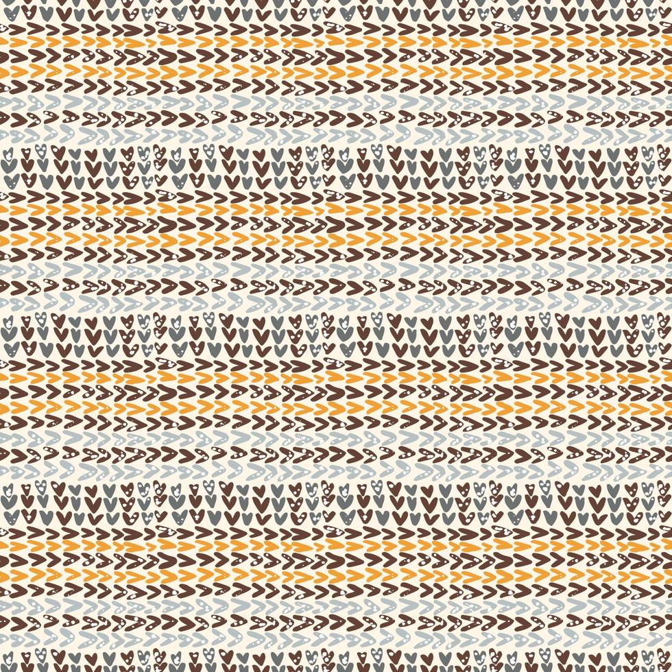 Knitted texture in the brown color scheme vector