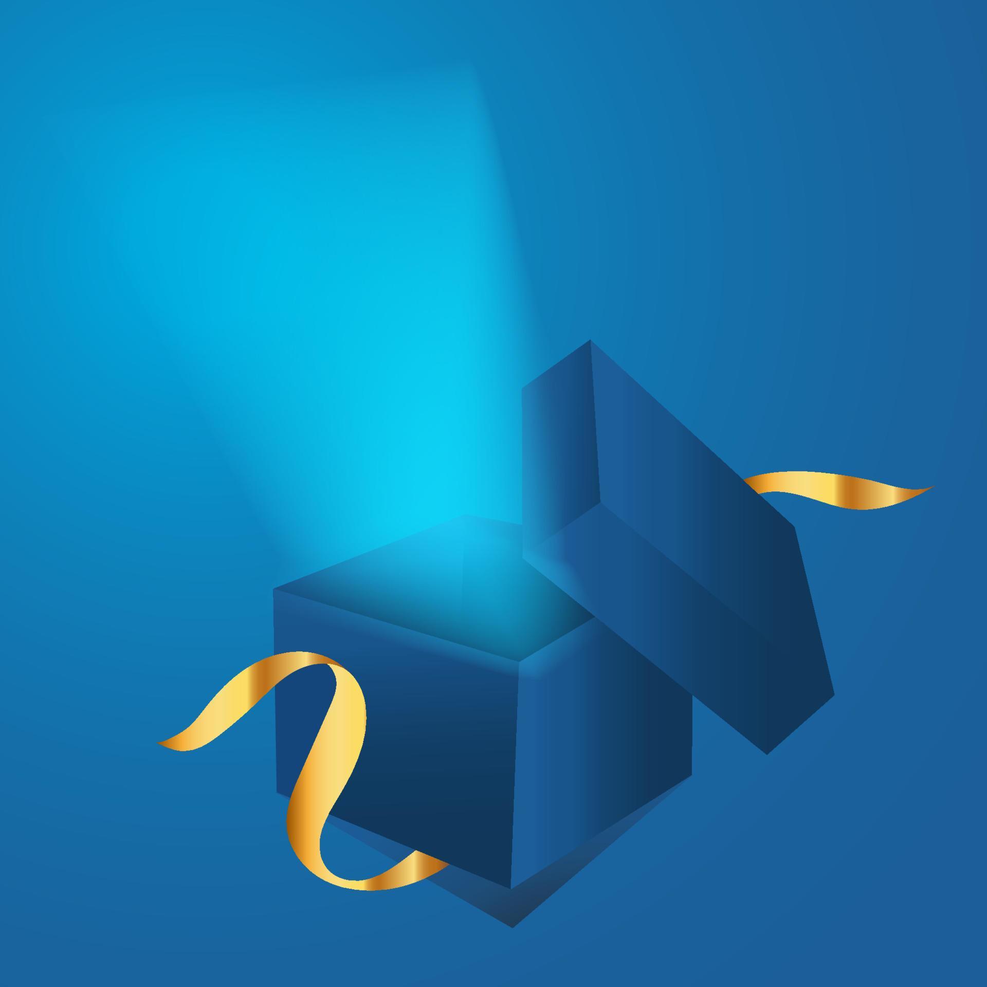 blue box vector 12701218 Vector Art at Vecteezy