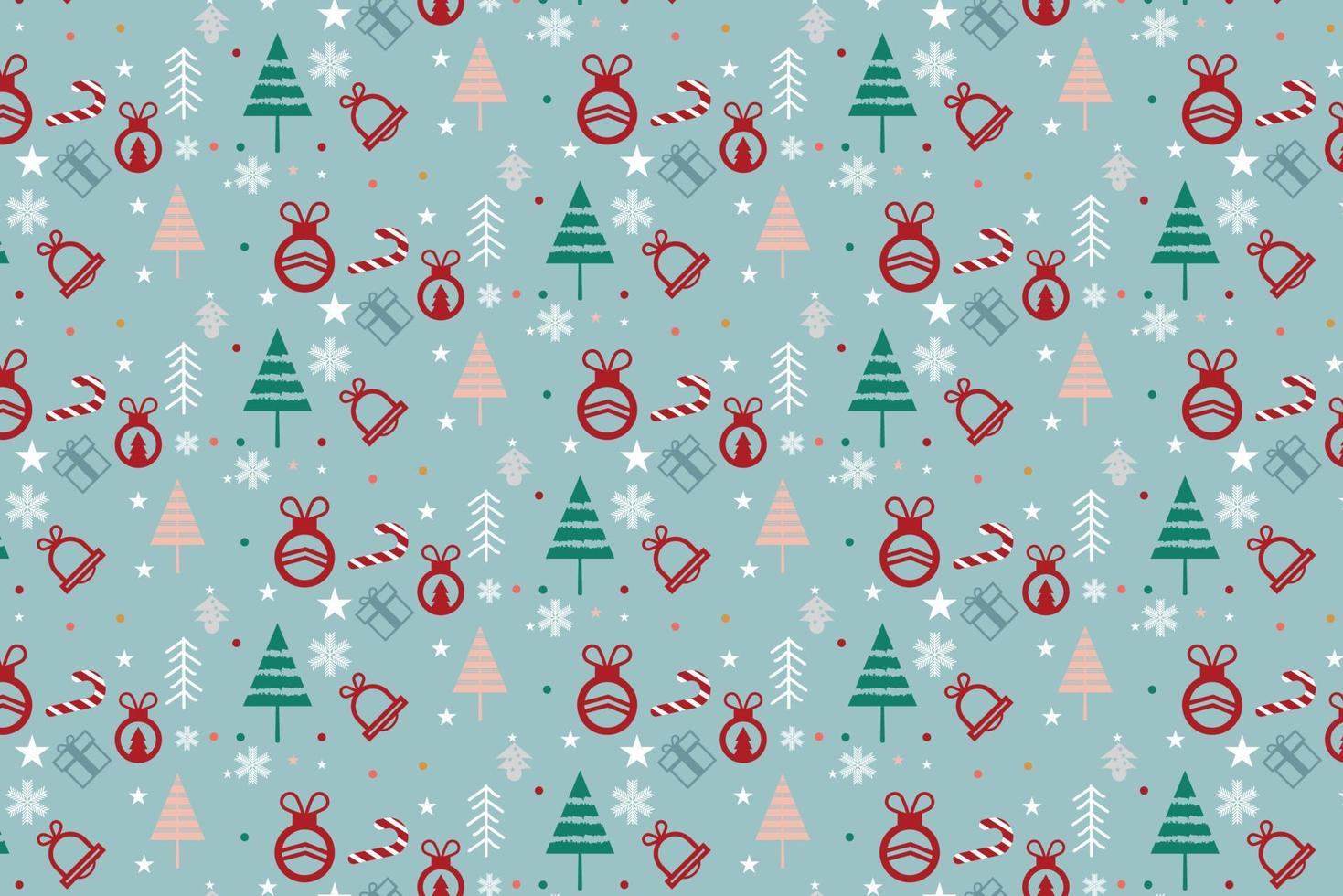 Winter seamless pattern with christmas trees, spruce woods on background. Surface design for wrapping, giftwrap, textile, fabric, paperand scrapbook wallpaper vector