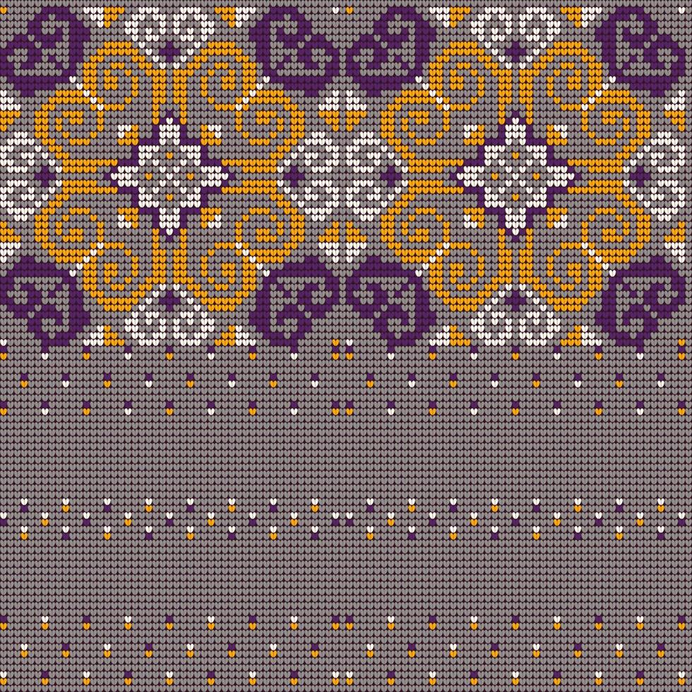 Grandmas Ugly Sweater knitting patterns vector