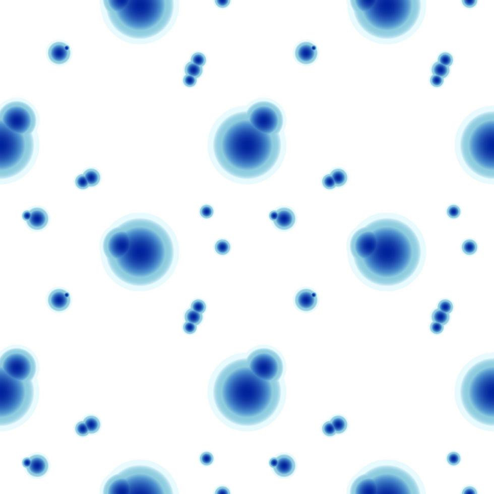 blue molecules pattern vector