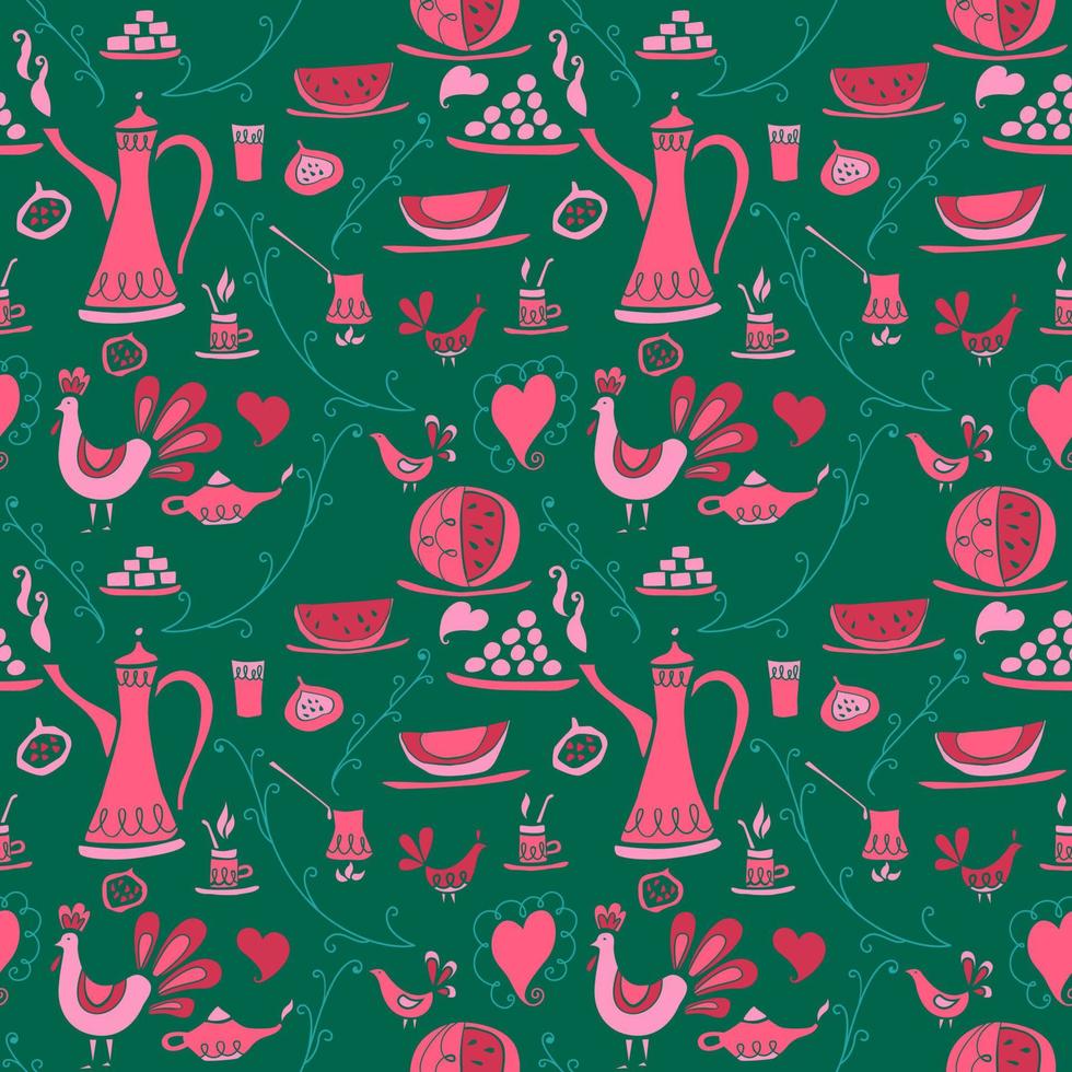 Coffee pattern Arabica vector