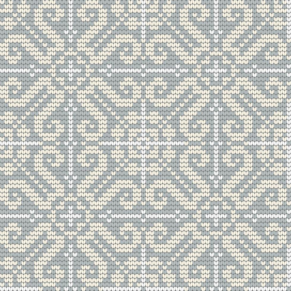 Traditional knitting pattern for Ugly Sweater vector