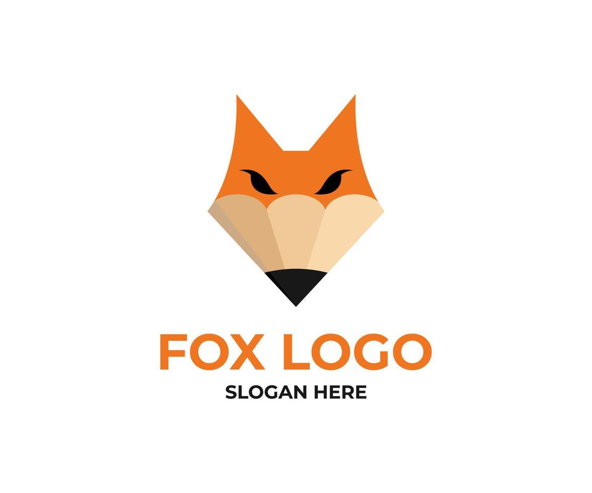 concepto creativo de logotipo de lápiz de zorro, plantilla de diseño de educación, logotipo de zorro y lápiz para su empresa vector