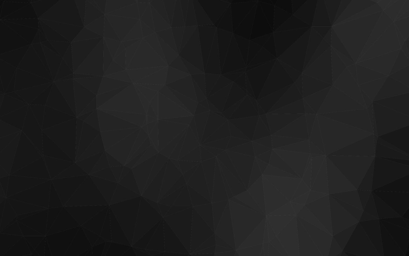 Dark Silver, Gray vector polygon abstract backdrop.