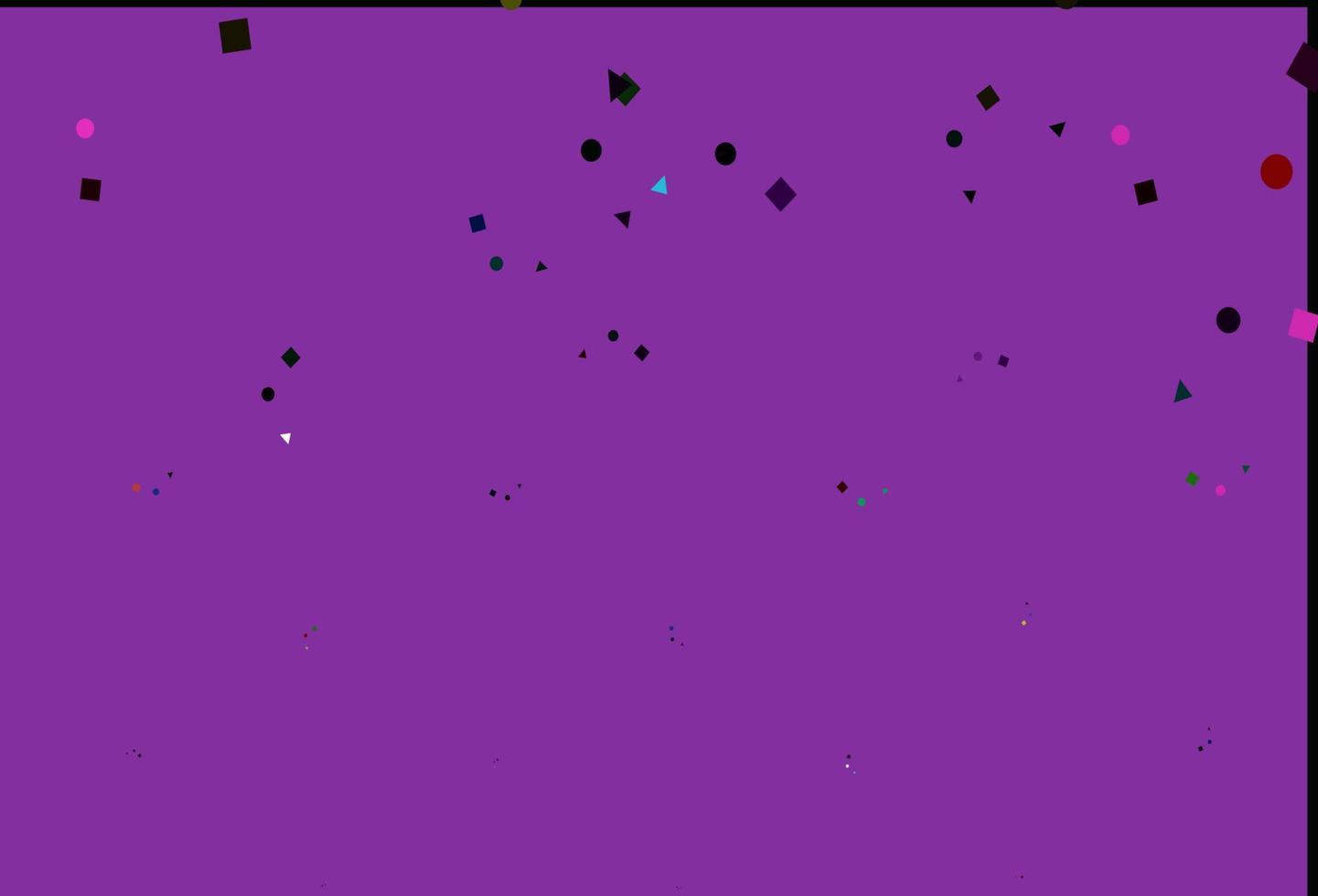 Light Multicolor, Rainbow vector texture in poly style with circles, cubes.