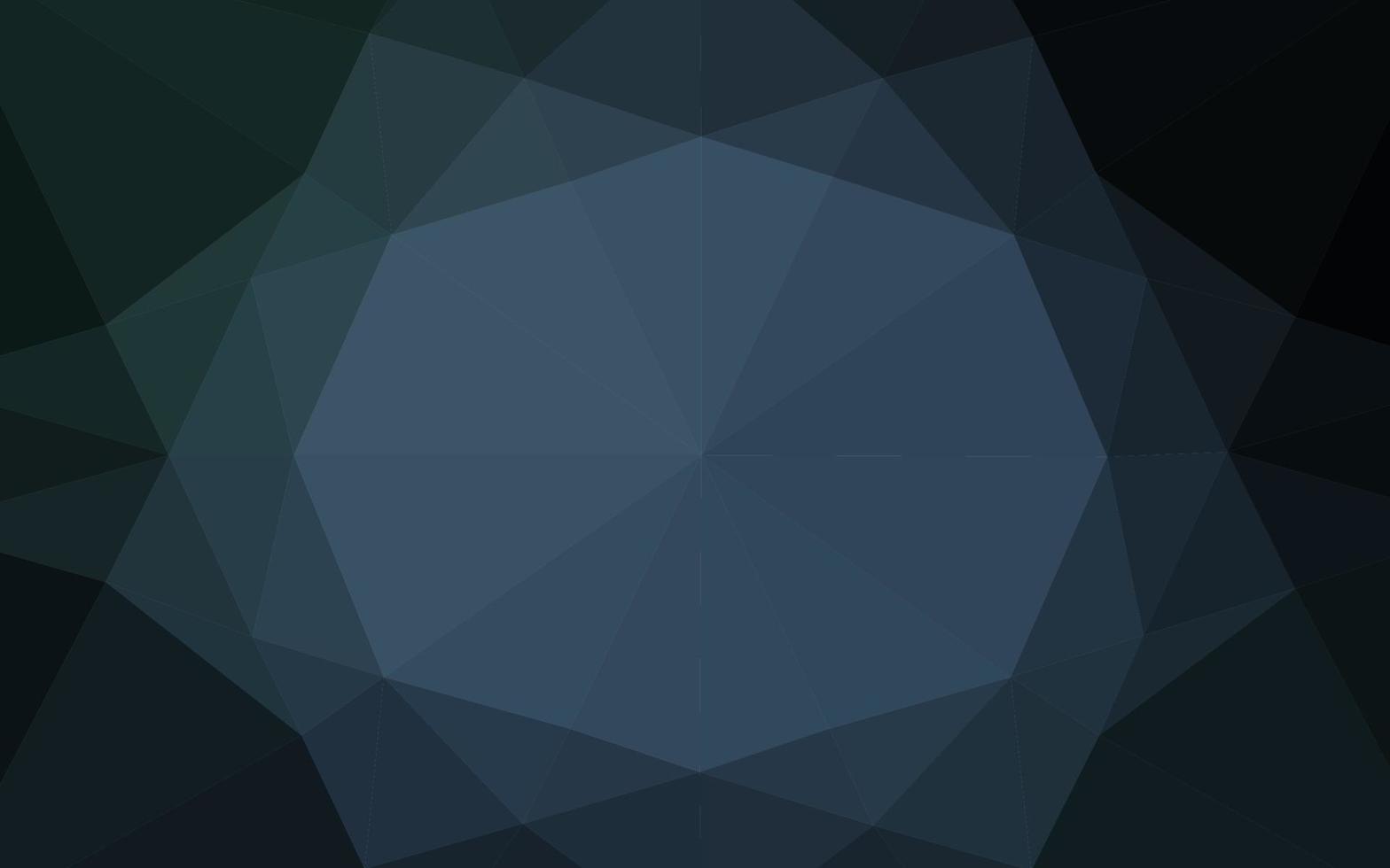 Dark BLUE vector polygon abstract backdrop.