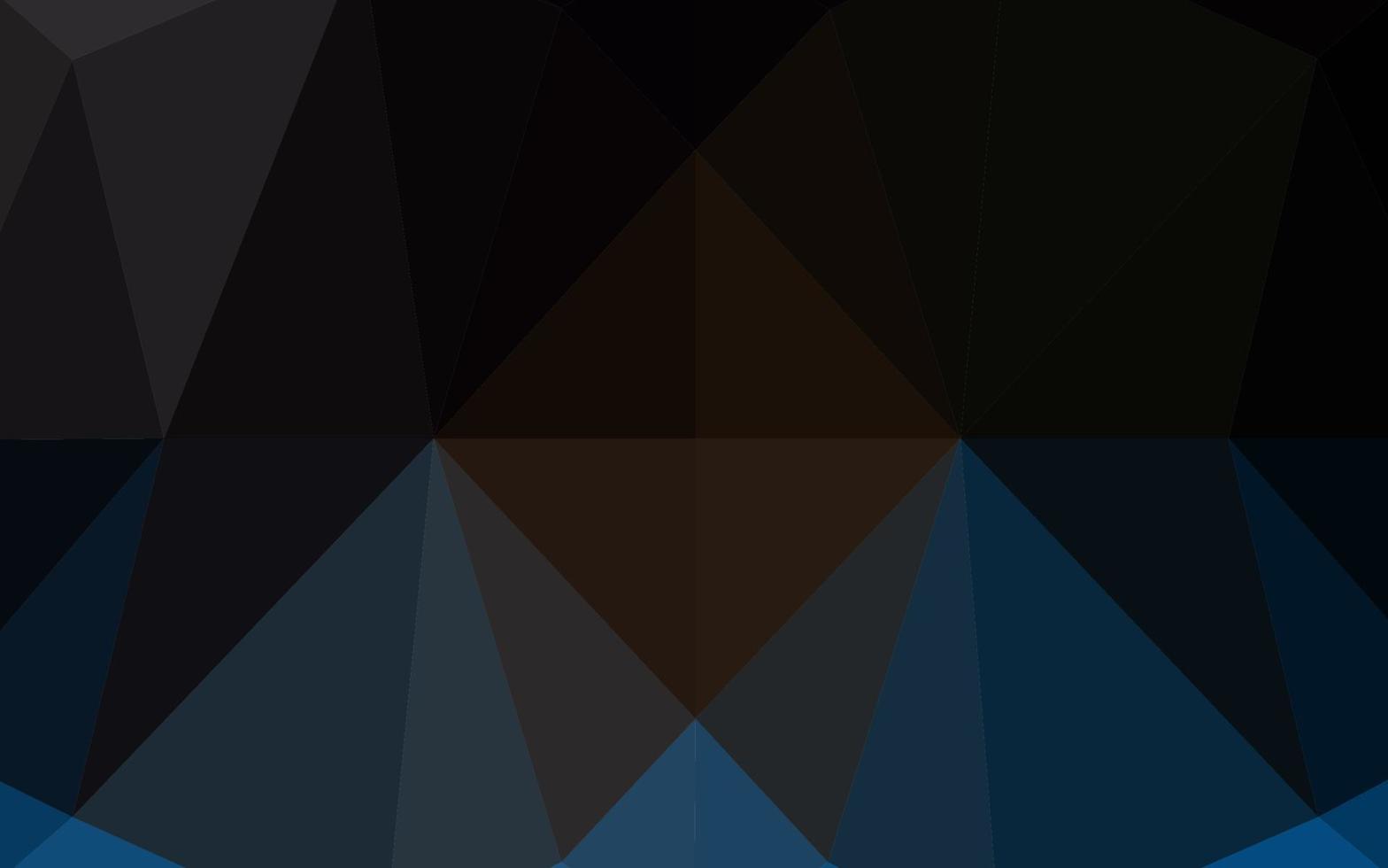 Dark BLUE vector hexagon mosaic texture.