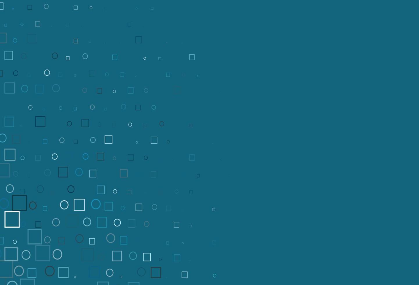 Light BLUE vector layout with circle spots, cubes.